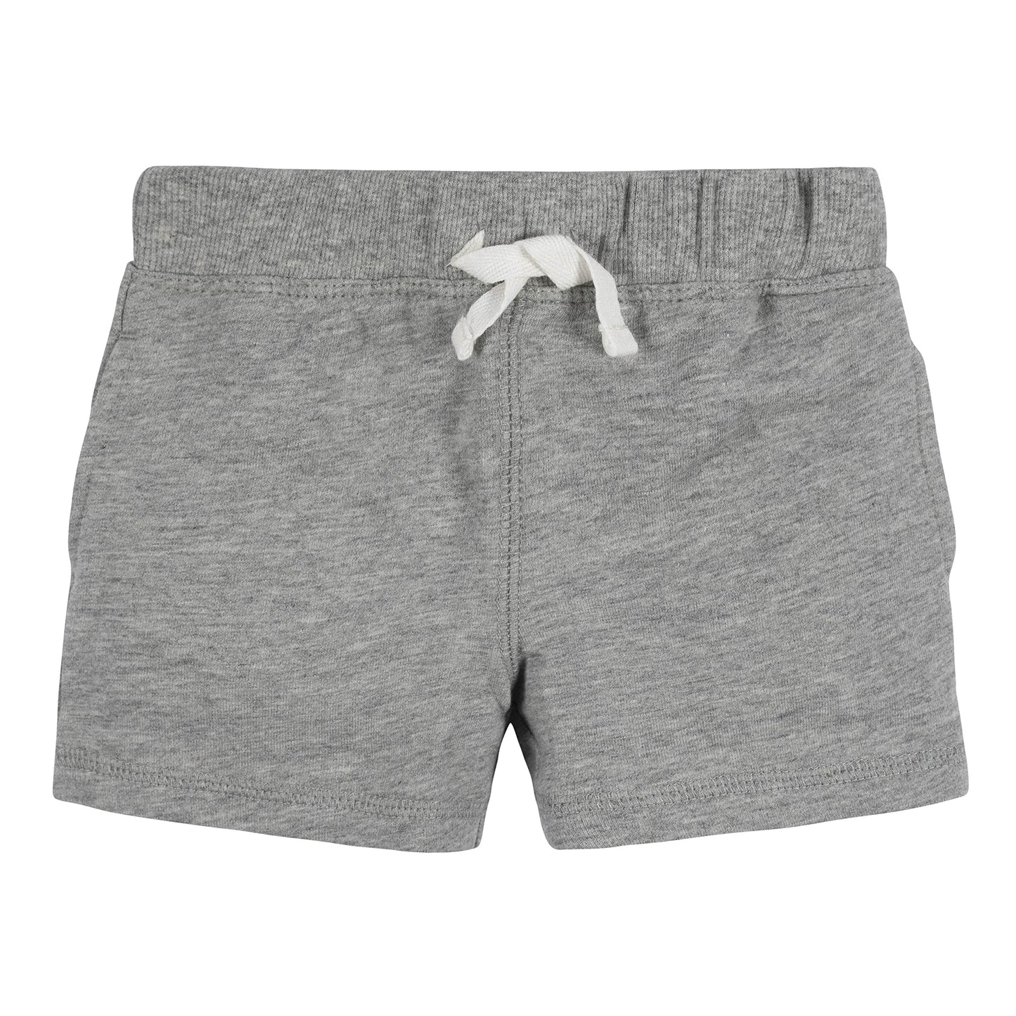 Gerber Baby Boy'S Toddler 3-Pack Pull-On Knit Shorts, Gray & Black, 4T