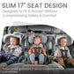 Britax Poplar Convertible Car Seat, 2-In-1 Car Seat With Slim 17-Inch Design, Clicktight Technology, Glacier Graphite