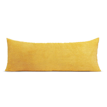 Sweet Jojo Designs Mustard Yellow Unisex Boy or Girl Body Pillow Cover Case - Decorative Accent Long Couch Kids Bed Pregnancy Pi