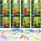 Outus 8 Pieces Growing Animal Creature Expandable Giant Grow 3D Water Creature Set Easter Egg Basket Filler Grow in Water Fish F