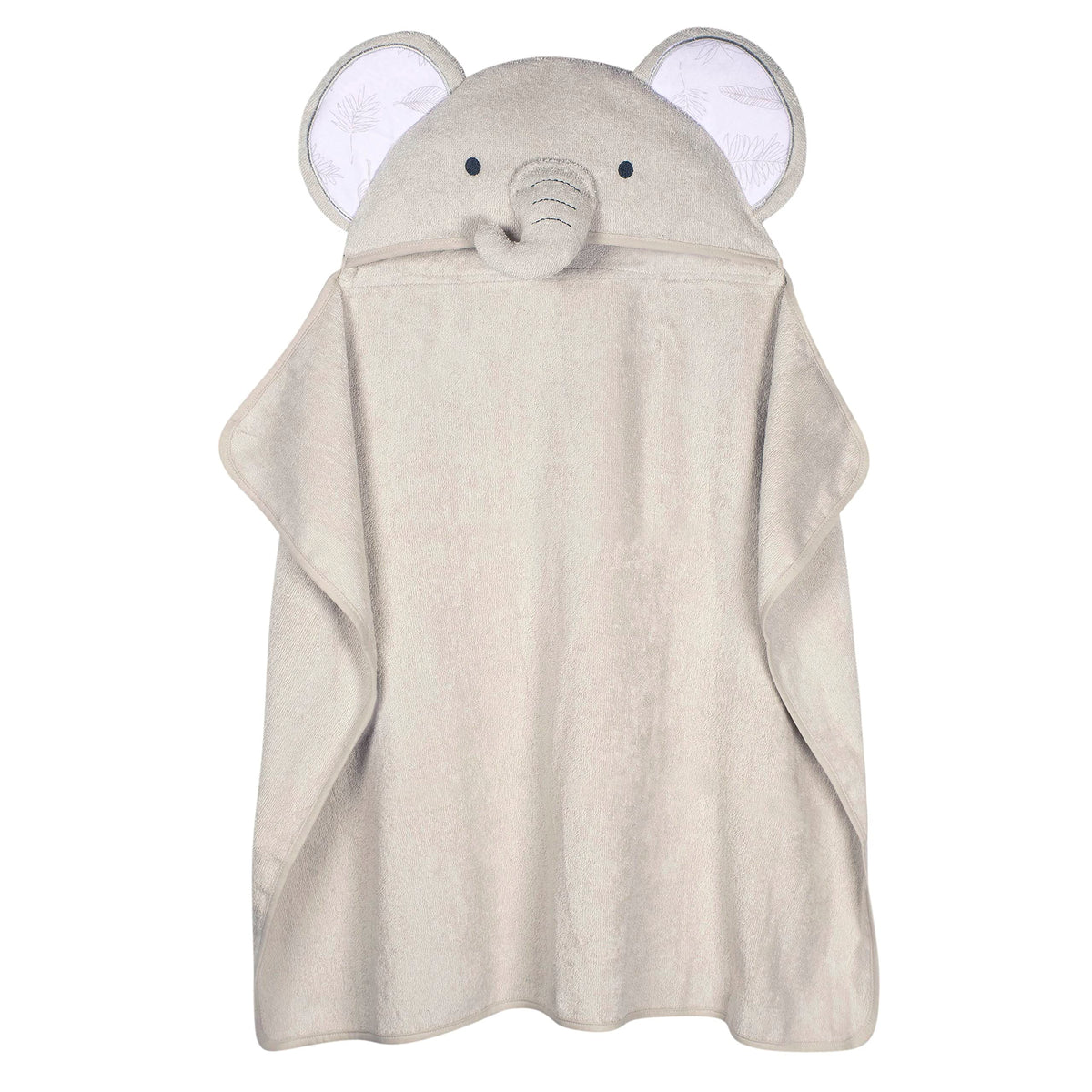 Just Born Boys and Girls Newborn Infant Baby Toddler Hooded Bath Towel, Elephant, One Size