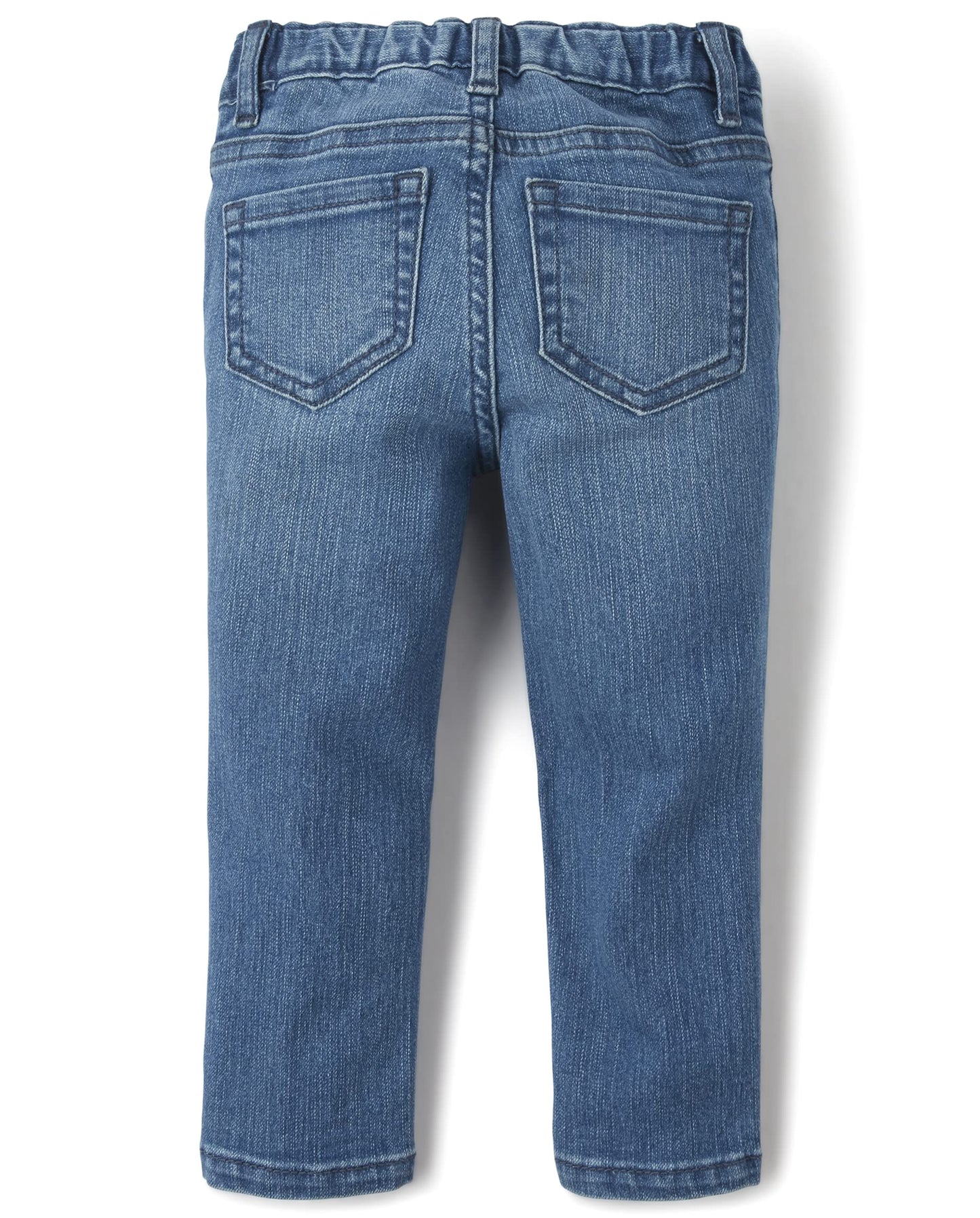 The Children'S Place Baby Girls And Toddler Girls Super Skinny Jeans, Medium Royal Blue Wash, 9-12 Months