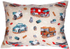 Comfy Turtles 13 X 18 Inch Toddler Size Pillowcase - Natural Cotton - Pillow Cover For Children, Boys, Girls & Kids - For Sweet