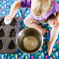 Bapronbaby Organic Produce Splash Mat - Waterproof Catch-All For Under High Chairs, Floors, Tables, Playtime Or Arts & Crafts -