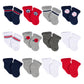 Gerber Unisex Baby 12-Pair Sock Bundle Sports Blue 3-6 Months