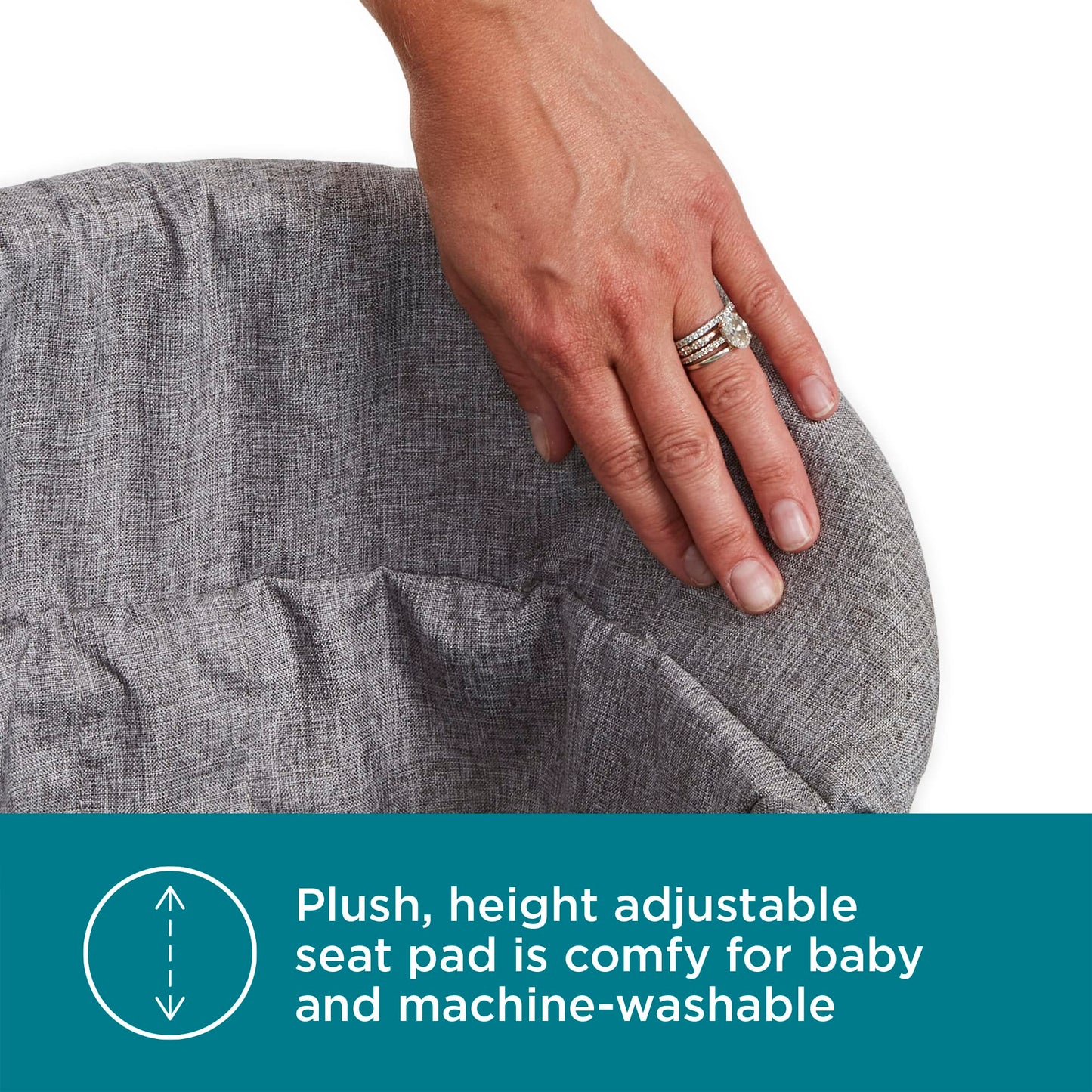 Contours Graze 2-In-1 Foldable Infant And Baby Push Walker, Seated Or Walk-Behind Design, Removable And Washable Seat Pad And Sn