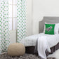 Bacati - Muslin Sports Toddler Bedding (Dec Pillow, Soccerball Green/Grey)