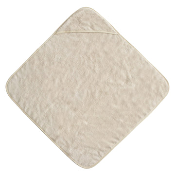 Mushie Baby Hooded Towel | Organic Cotton (Fog)