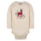 Gerber Baby 6 Pack Long-Sleeve Onesies Bodysuit, Moose