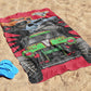 Jay Franco Monster Jam Kids Bath Pool Beach Towel - Super Soft & Absorbent Grave Digger, Megalodon, El Toro Loco 100% Cotton Tow