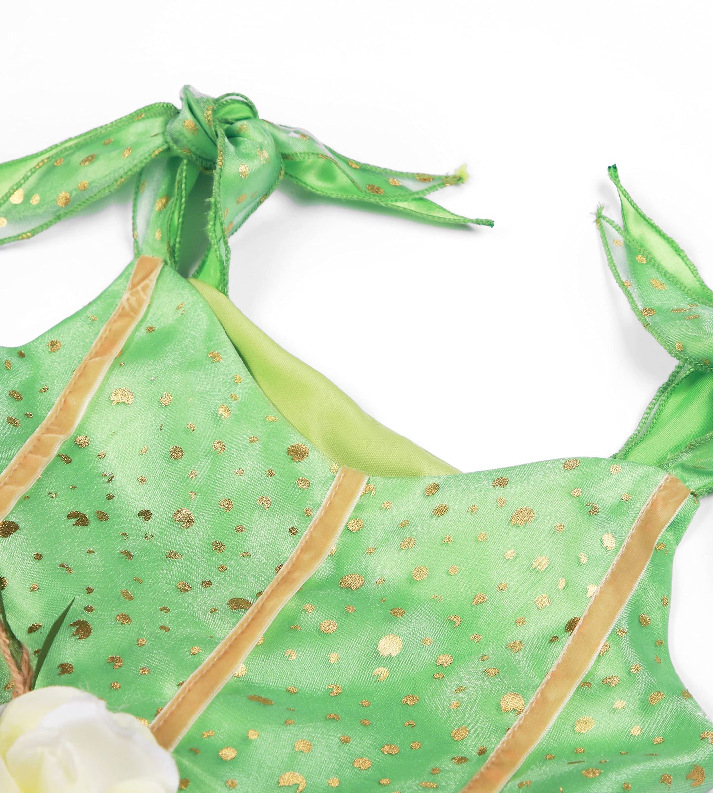 Tyhtym Tinkerbell Fairy Costumes Girls Green Fancy Dress Up Baby Kids Halloween With Butterfly Wings Headband (6-7T, Fairy)