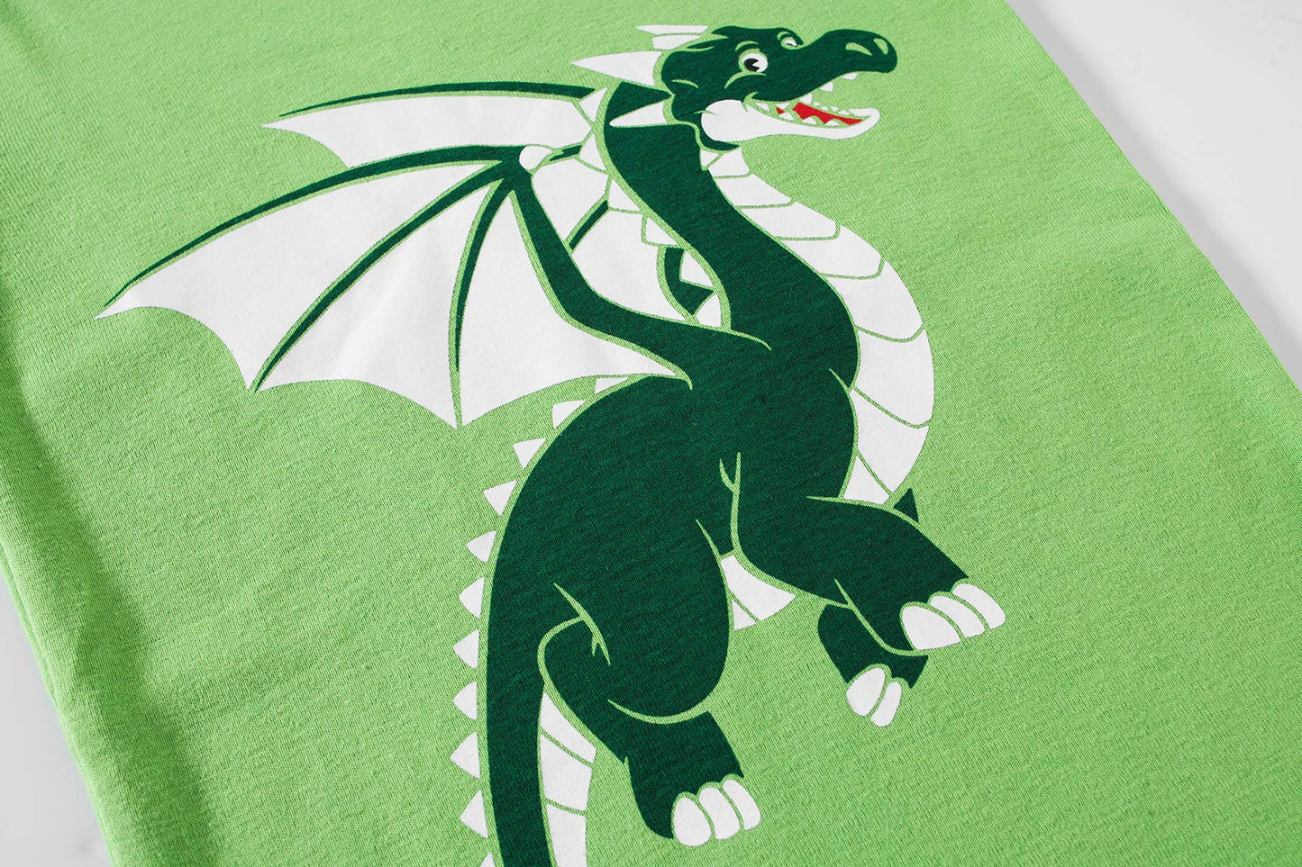 Family Feeling Baby 4 Piece Boys Long Sleeve Dragon Pajamas Sets 100% Cotton Pyjamas Toddler Infant Kids 18-24 Months