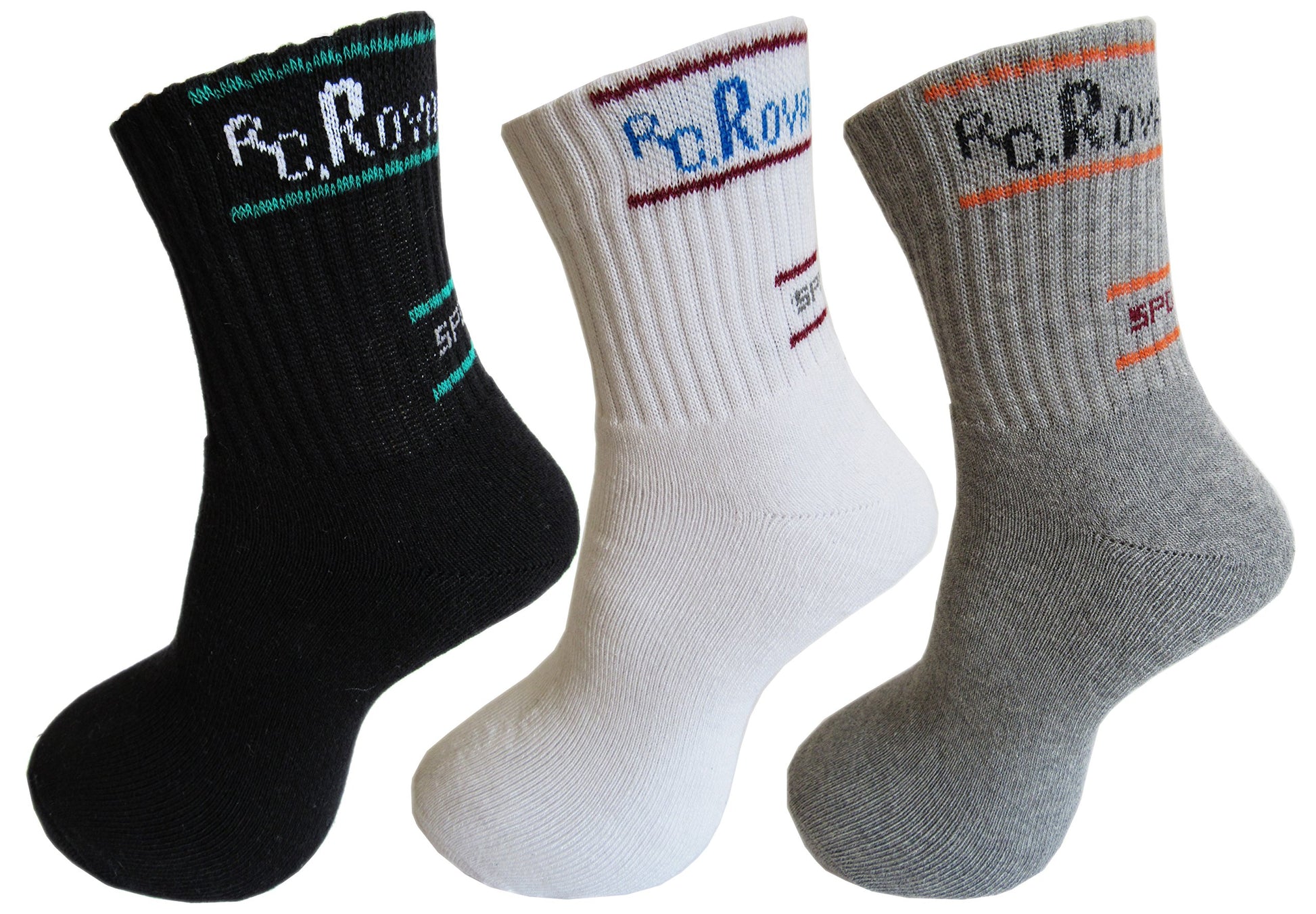 Rc. Royal Class MenS Ankle Sports Multicolored Towel Thick Terry Socks (Pack Of 3 Pairs)