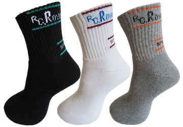 Rc. Royal Class MenS Ankle Sports Multicolored Towel Thick Terry Socks (Pack Of 3 Pairs)