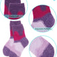 Ebmore Kids Merino Wool Socks For Toddlers Boys Girls Warm Thermal Winter Thick Hiking Heavy Cozy Crew Boot Socks 6 Pairs (Mix C