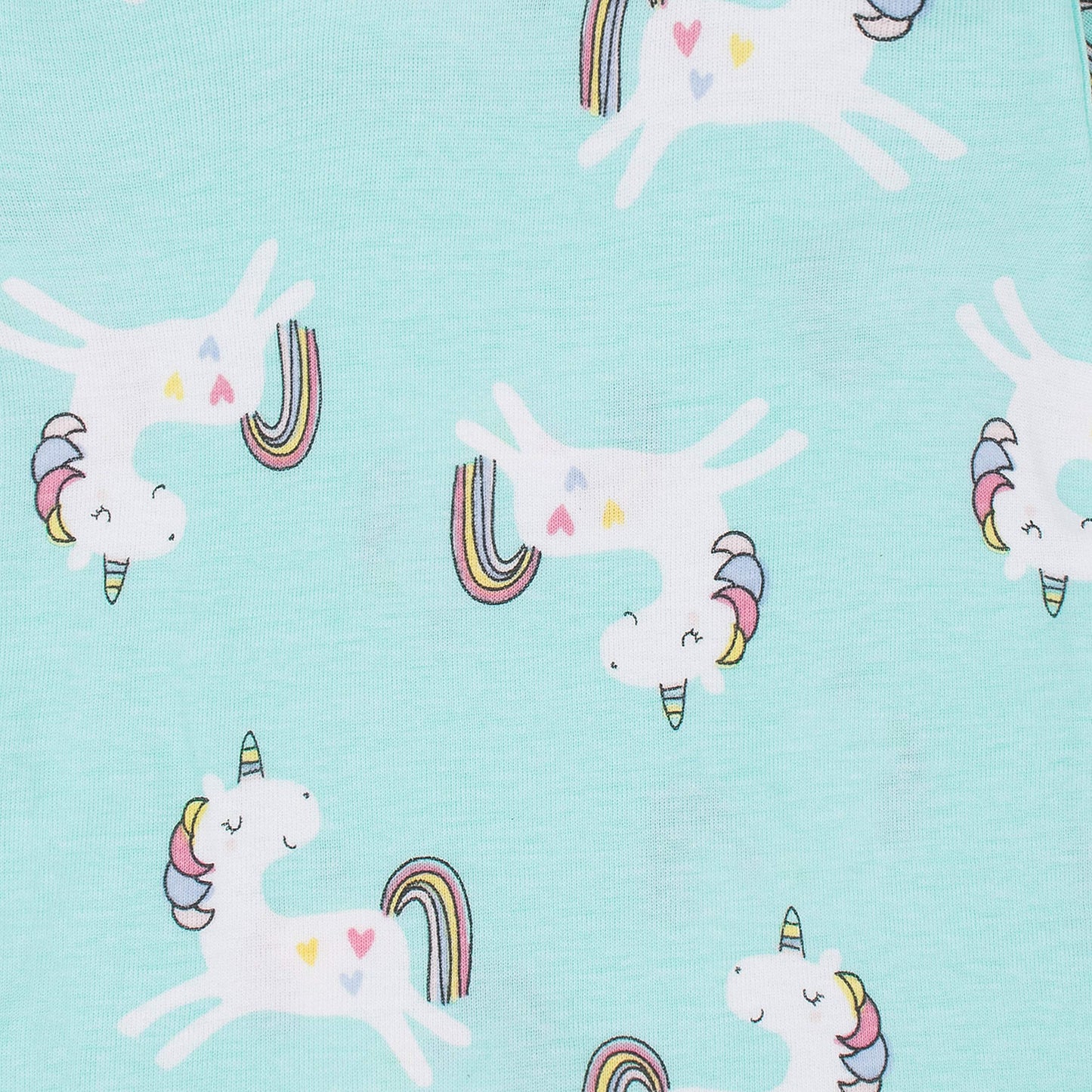 GerberBaby GirlsToddler Snug Fit 4-Piece Pajama SetUnicorn Magic Pink5T