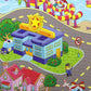 Baby Care Play Mat (Large, Playful - Zoo Town) 82 x 55 Original One-Piece Reversible Rollable Waterproof Play Mat for Infant