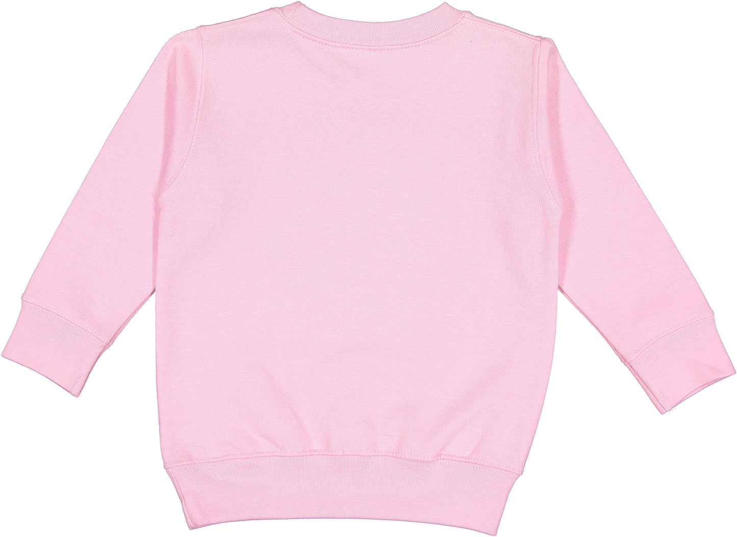 Rabbit Skins Toddler Fleece Long Sleeve Pullover Sweatshirt, Pink, 7T