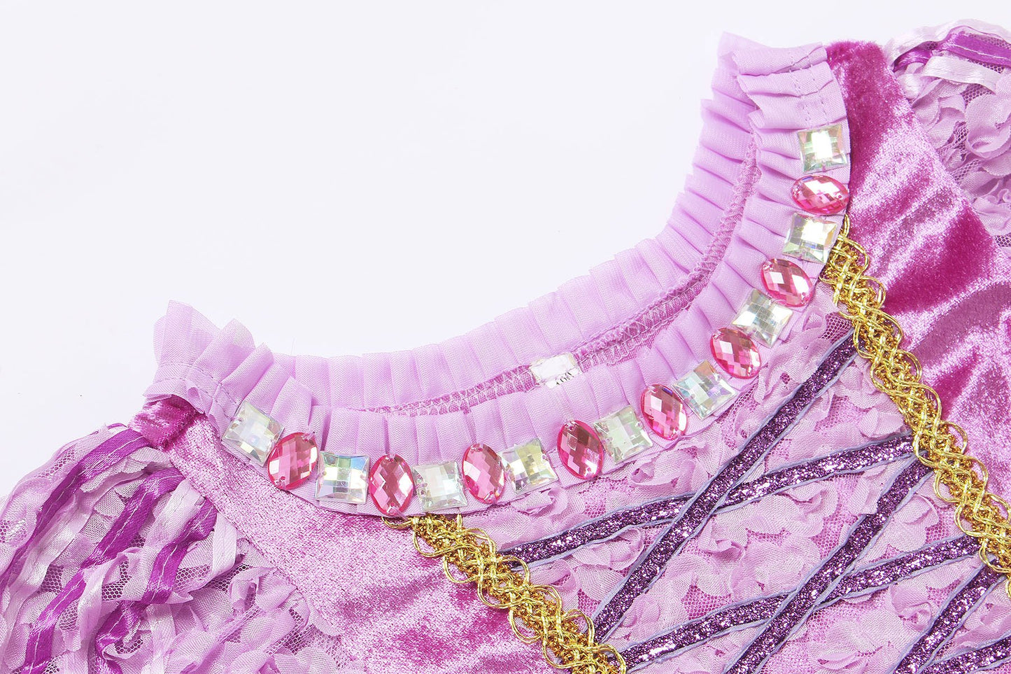 Jerrisapparel Girls Halloween Princess Costume Christmas Birthday Party Dress (9-10, Purple With Accessories)