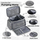 Breast Pump Bag for Spectra S1 S2, Wearable 100% Insulated Diaper Bag with 4 Milk Storage Bags, Diaper Bag Backpack, Pumping Bag