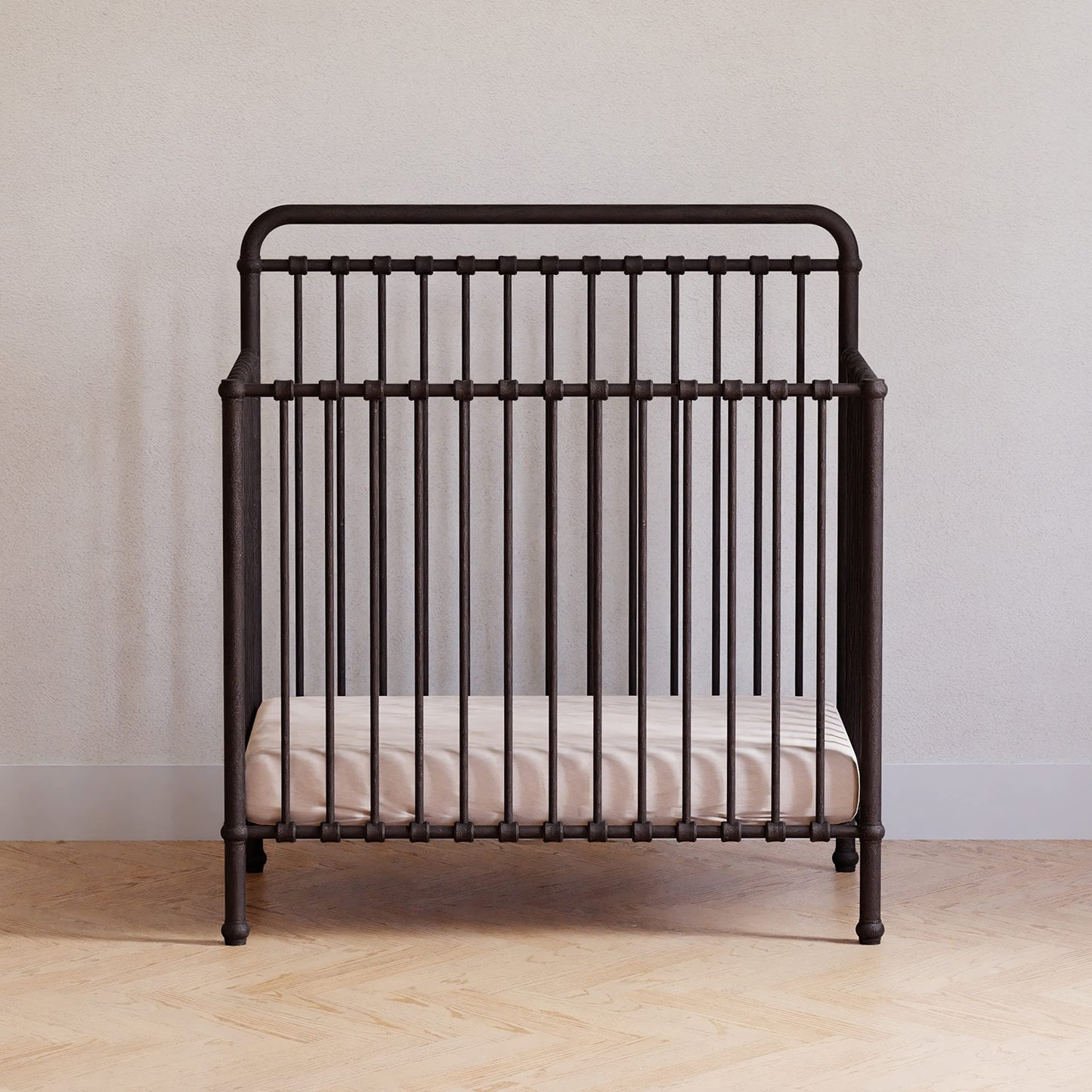 Namesake Winston 4-In-1 Convertible Mini Crib W/Removable Wheels - Converts To Toddler Bed, Daybed & Twin-Size Bed - Greenguard