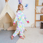 Newplush Kids Unicorn Cosplay Costume Pajamas Christmas Girls Flying Galaxy Unicorn Onesie Birthday Gifts (2-4 Years)