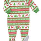 Saras Prints Little Kids Soft Footed Pajamas, Christmas FairisleCfa, 4