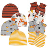 Gerber Baby Boys Cap and Mitten Sets Transportation Zone Newborn