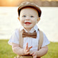 Born To Love Baby Boys Hat Tweed Page Driver Cap, Beige, 6-12 Months