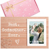 Godmother Photo Frame Keepsake From Godchild-Baptism Gift For Godmother-Best Godmother Ever Picture Frame-Mother'S Day Gift For
