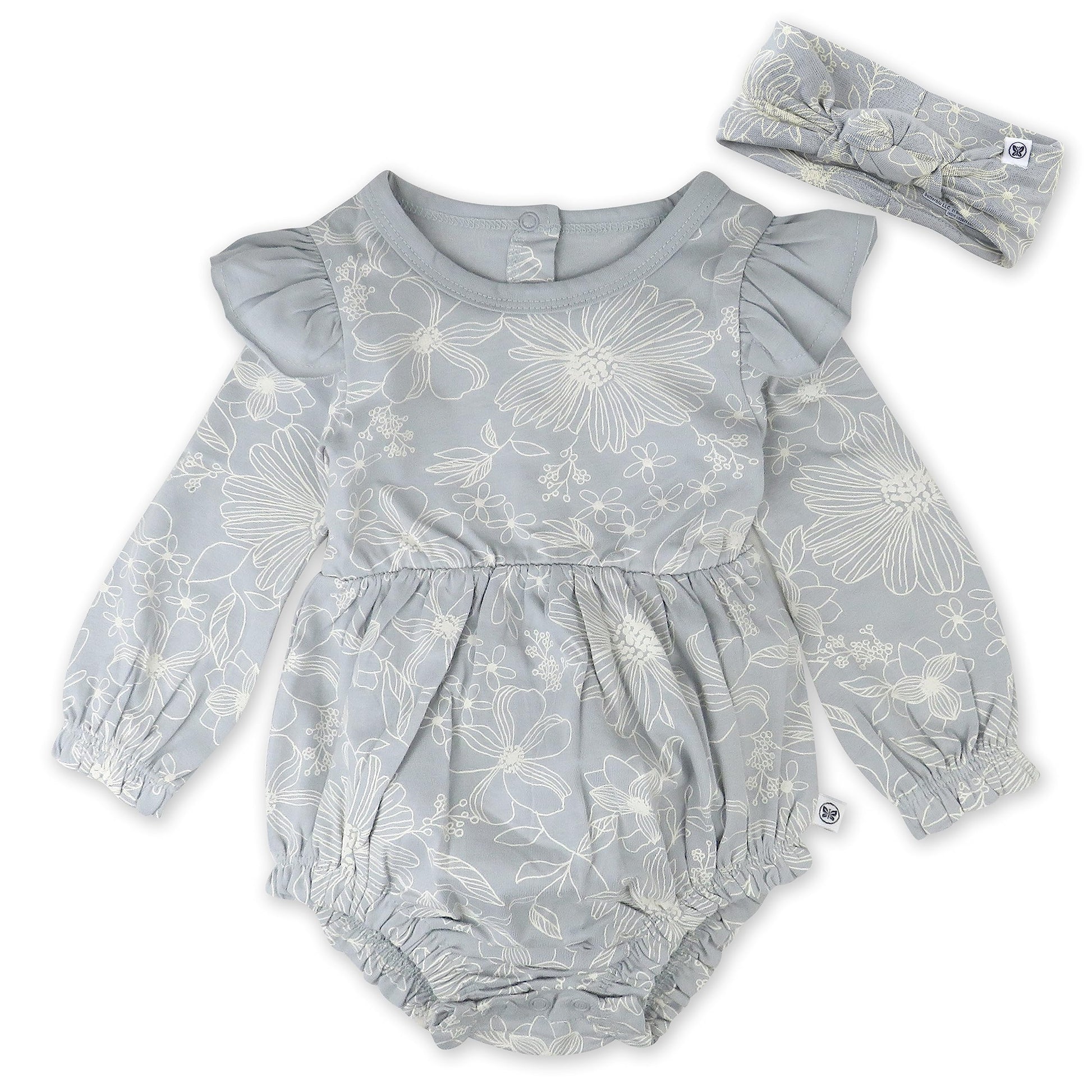 Honestbaby Multipack Short Romper Sets And Dresses 100% Organic Cotton For Infant Baby And Toddler Boys, Girls, Unisex, Sketchy