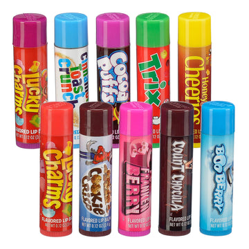 General Mills Cereal Flavored Breakfast Pack 10 Ct Lip Balms