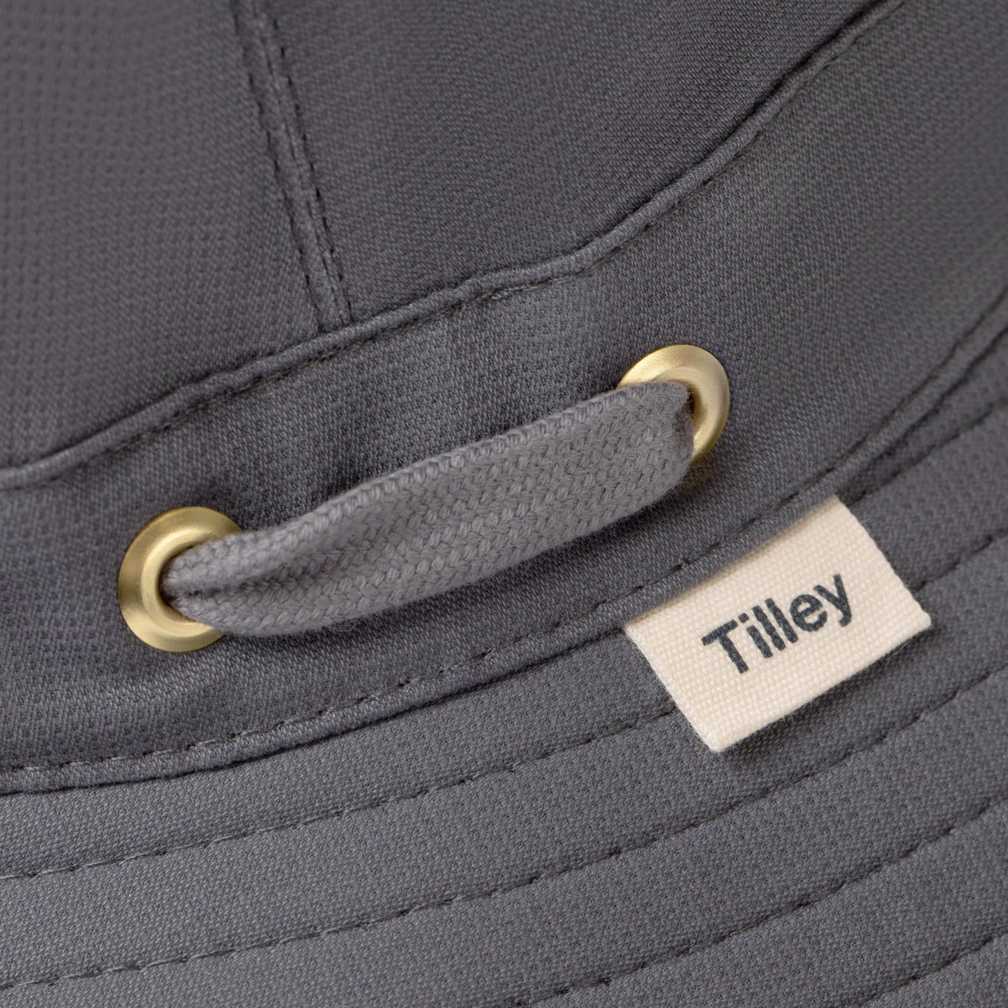 Tilley Baby Girls Airflo Organic Sun Hat, Grey, 7 3/8 Us