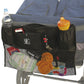 J.L. Childress Double Stroller Organizer With Large Mesh Storage Compartment - Stroller Accessory With Extra-Large Storage Bag -