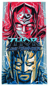 Jay Franco Marvel Comics Thor Asgard Heroes Kids Large Bath/Pool/Beach Towel - Super Soft & Absorbent Fade Resistant Cotton Towe