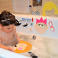 Buddy & Barney Silly Faces Bath Stickers, Hilarious Facial Expressions Foam Stickers Bath Toy for Children 3+, Pack of 37 Reusab