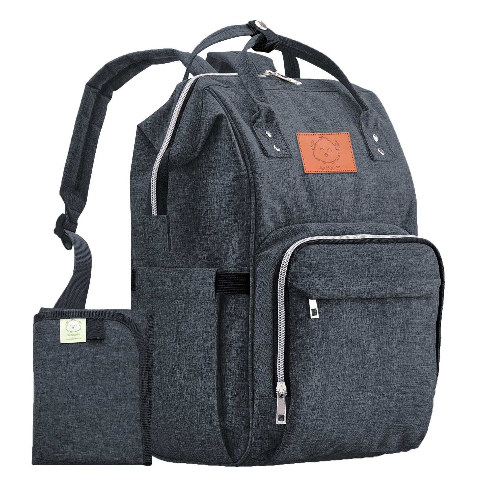 Keababies Baby Diaper Bag Backpack - Baby Bag For Boys,Girls, Waterproof Multi Function Baby Backpack, Large Diaper Bags For Bab