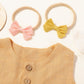 Jollybows 20Pcs Baby Girl Bow Headbands Newborn Nylon Hairband 2' Neutral Linen Infant Hair Bows