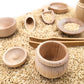 SimplytoPlay Sensory Bin Tools, Montessori Toys for Toddlers, Waldorf Toys, Wooden Scoops and Tongs for Transfer Work and Fine M