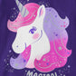 The Children'S Place Baby Girls' Dino Long Sleeve Graphic T-Shirts, Unicorn/Dad Bear/Mama 3-Pack