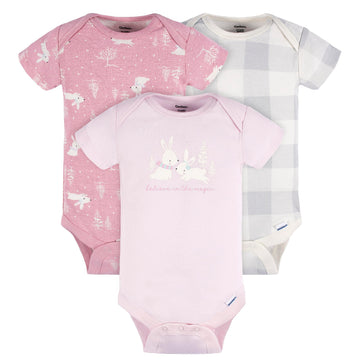 Gerber Baby Boys And Girls 12 Piece Layette Gift Set, Pink Bunny, 6-9 Months