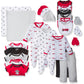 Luvable Friends Unisex Baby Layette Gift Cube, Fire Truck, 0-6 Months