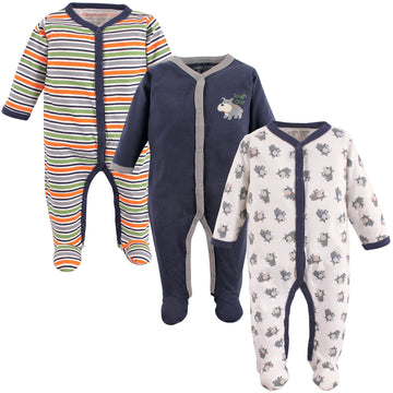 Luvable Friends Unisex Baby Cotton Sleep And Play, Dog, 6-9 Months
