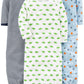 Simple Joys Baby Boys 3 pack cotton sleeper gowns Sleepwear, Blue/White, 0-3 Months