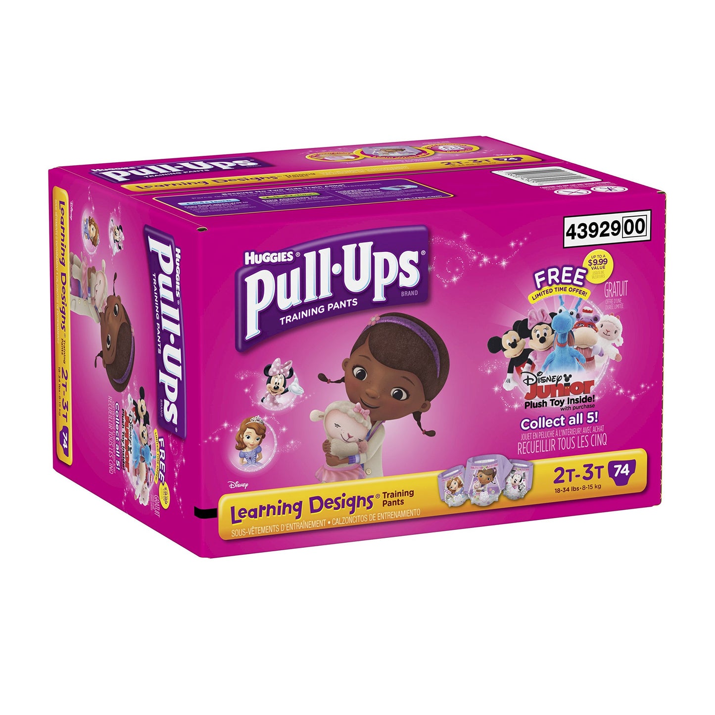 Huggies Pull-Ups Training Pants - Learning Designs - Girls - 2T-3T - 74 Ct