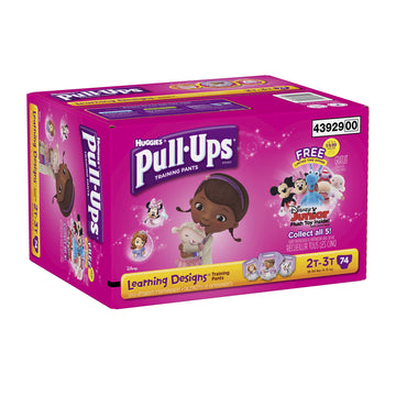 Huggies Pull-Ups Training Pants - Learning Designs - Girls - 2T-3T - 74 Ct