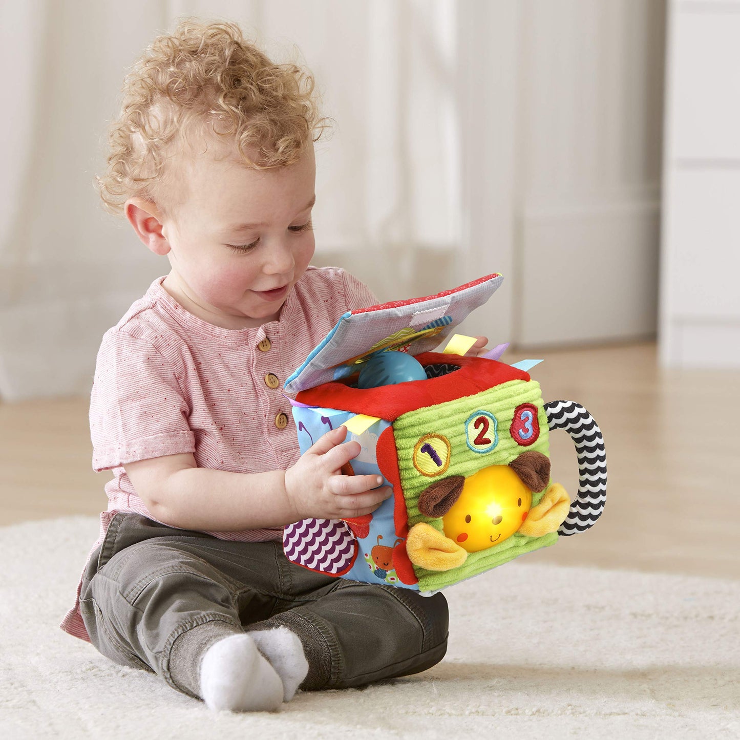 VTech Soft and Smart Sensory Cube, Multicolor