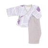 Masilo Organic Cotton Muslin Kimono Top And Pant Set For Baby, 0 To 6 Months  Never Stop Dreaming (Twilight)