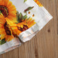 Ayalinggo Toddler Baby Girl Sunflower Print Overalls Shorts With Pocket Suspender Trousers Cute Summer Clothing Outfit (Sunflowe