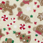 The Children'S Place Baby Girls Family Matching Christmas Holiday Sets, Snug Fit 100% Cotton, Pajama Set, Vanilla Gingerbread, 1
